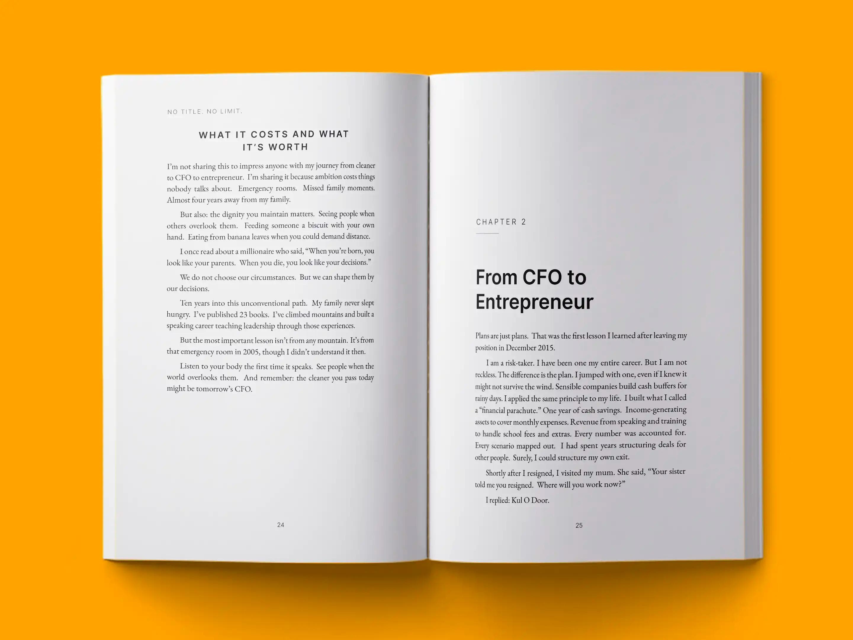 book formatting sample for NTNL by , showing Business interior page layout by HMD Publishing