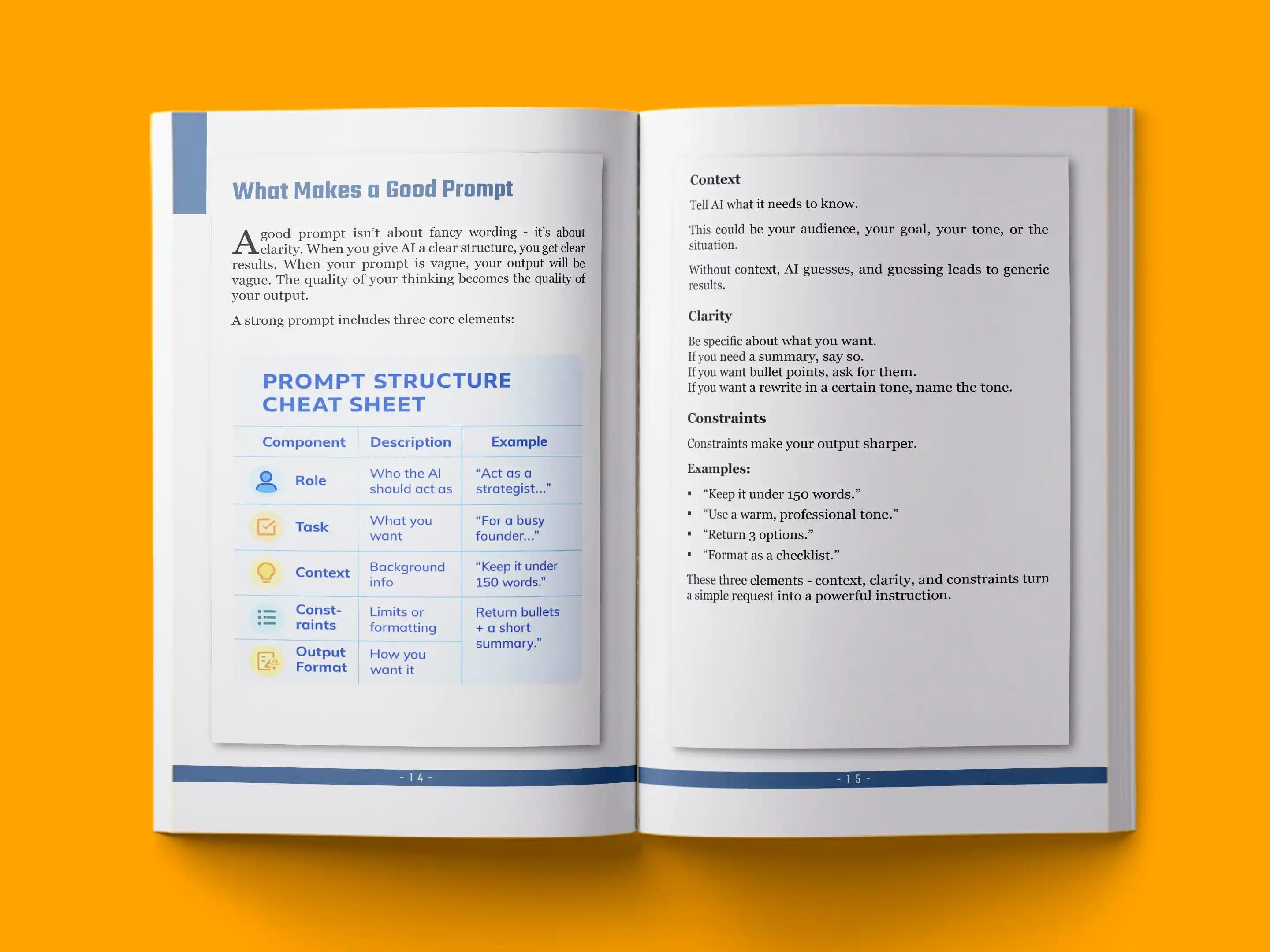 book formatting sample for Reclaim Your Time With AI by , showing Business interior page layout by HMD Publishing