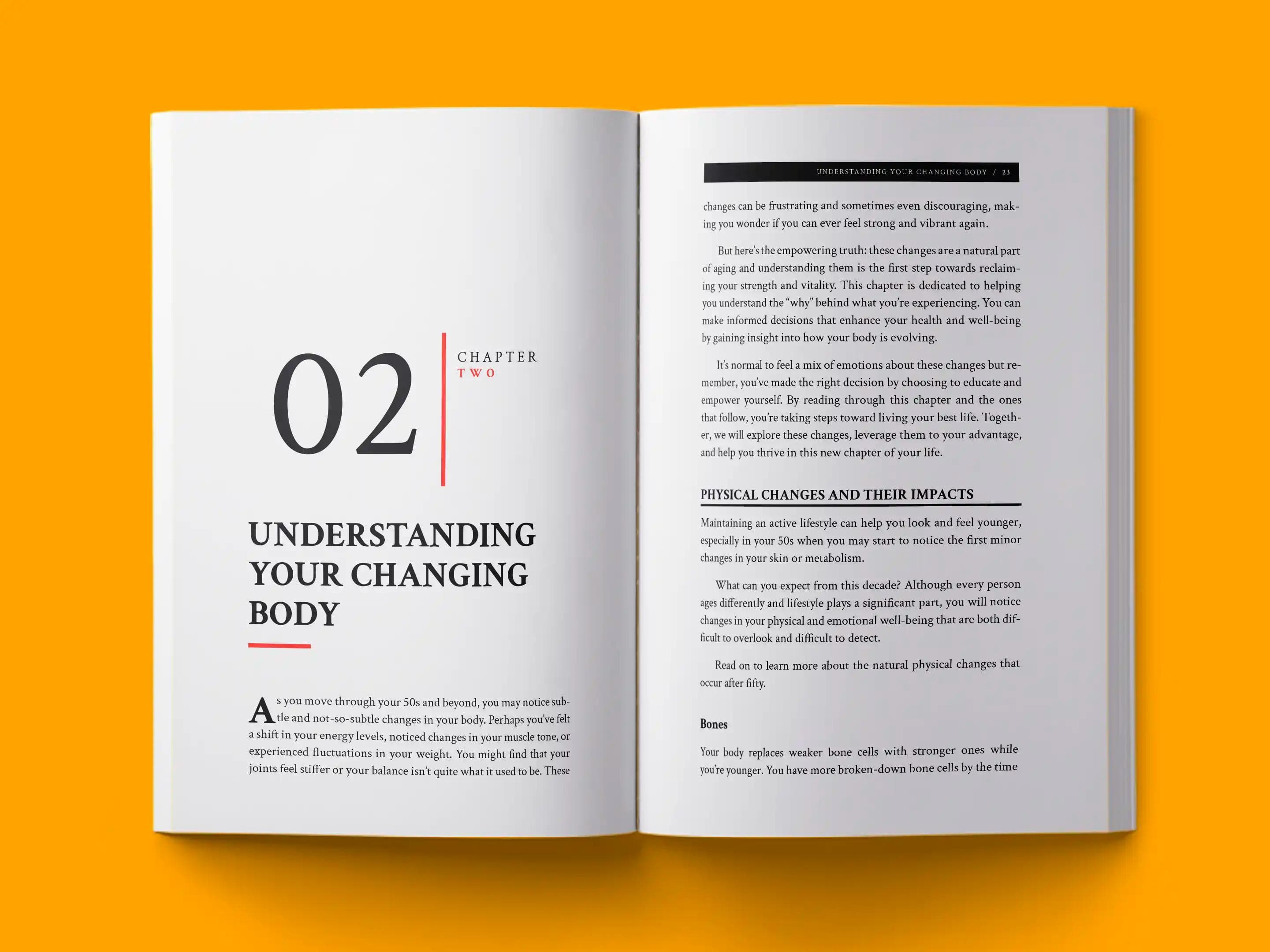 book formatting sample for Strength Training at Home for Women by , showing Health & Wellness interior page layout by HMD Publishing
