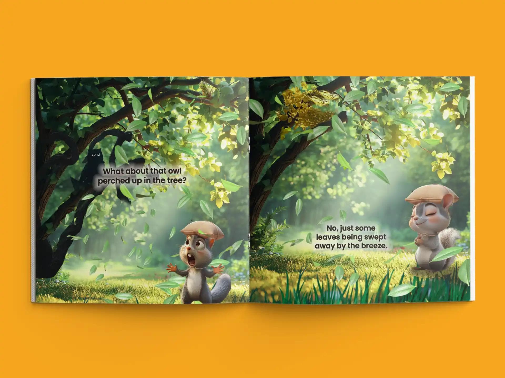 book formatting sample for Nervous Ned by , showing Children's interior page layout by HMD Publishing