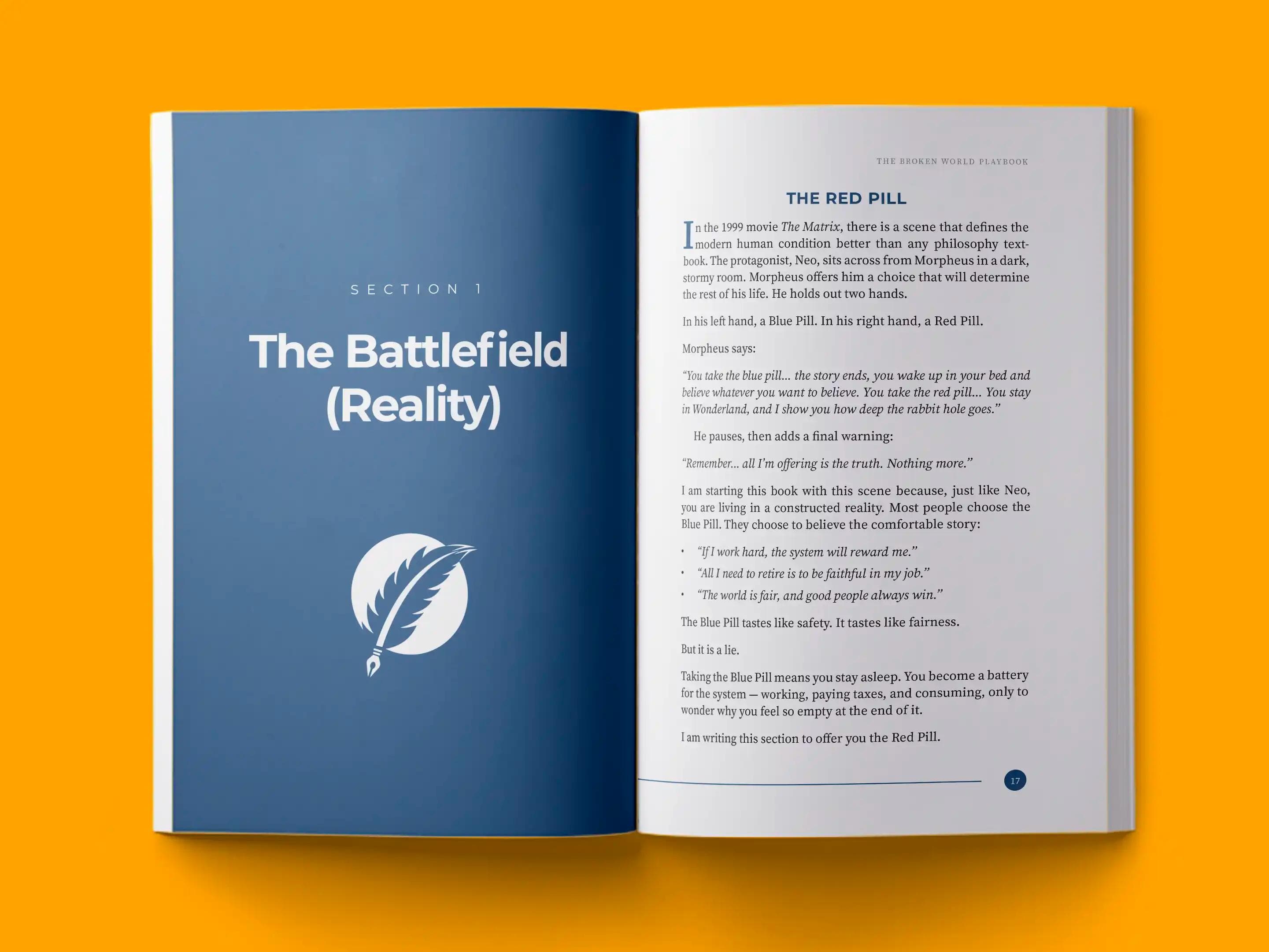 book formatting sample for TBWP by , showing Non-Fiction interior page layout by HMD Publishing