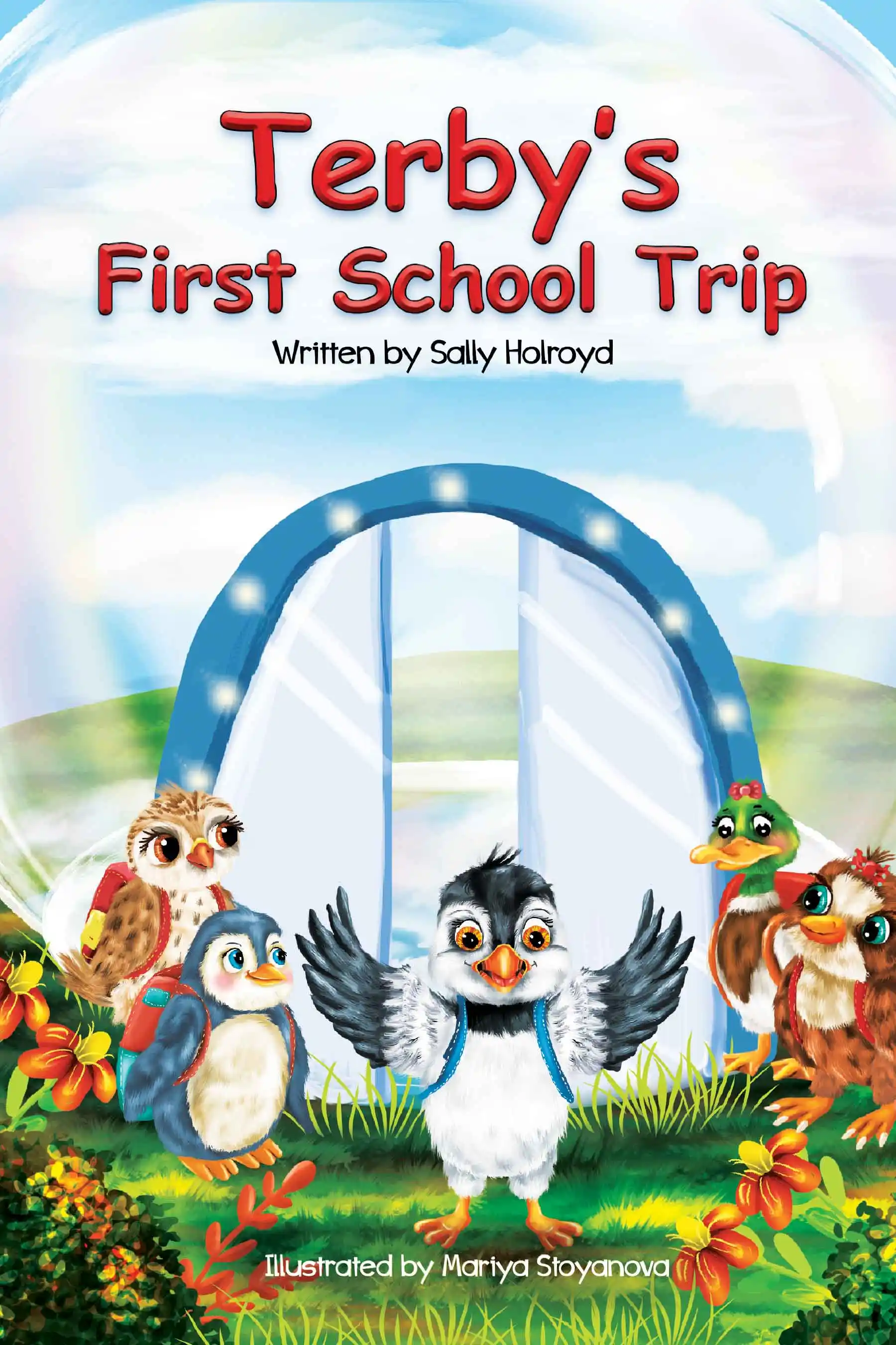 TERBY'S FIRST SCHOOL TRIP by Sally Holroyd published book cover