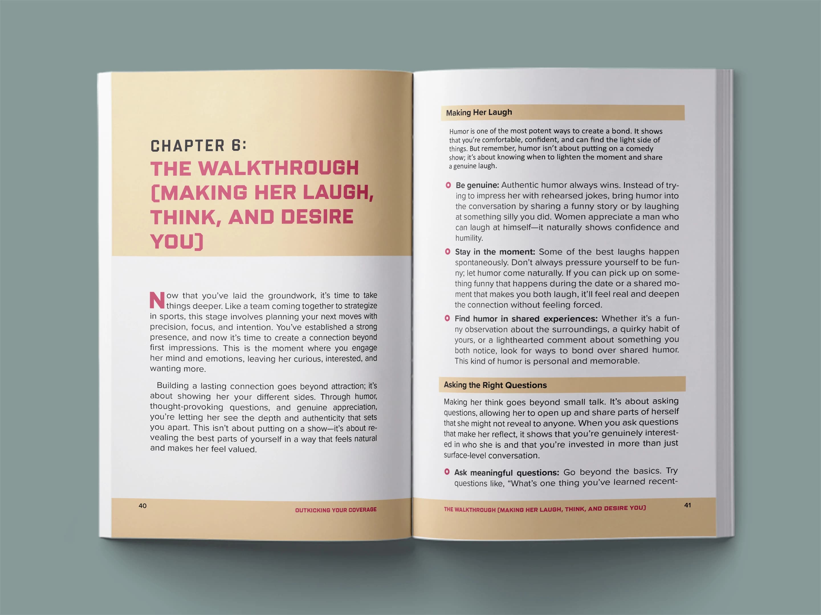 book formatting sample for The Modern Man's Guide to Dating: Build Confidence, Create Connection, and Find Lasting Love by Marcus Sterling, showing Self-Help interior page layout by HMD Publishing